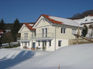 Ferienhäuser im Winter