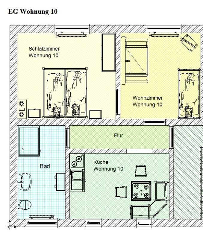 Fewo 10 Grundriss